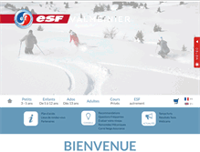 Tablet Screenshot of esf-valmeinier.com